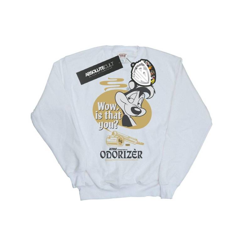 Odorizer Sweatshirt Damen Weiss L von LOONEY TUNES