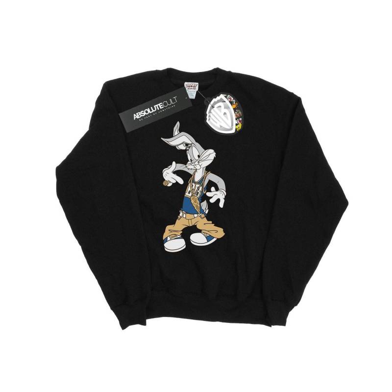 Rapper Sweatshirt Damen Schwarz L von LOONEY TUNES