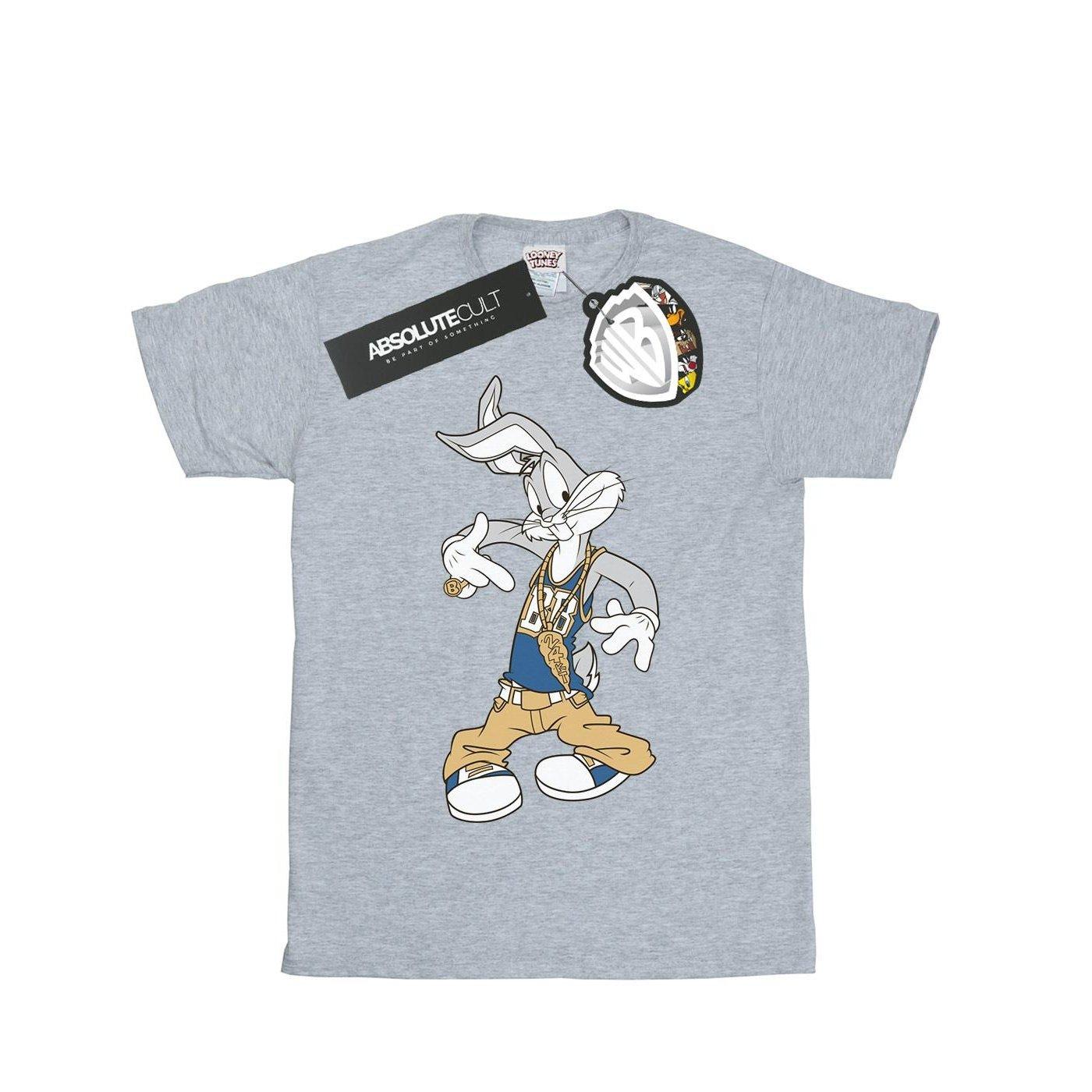 Rapper Tshirt Damen Grau 3XL von LOONEY TUNES