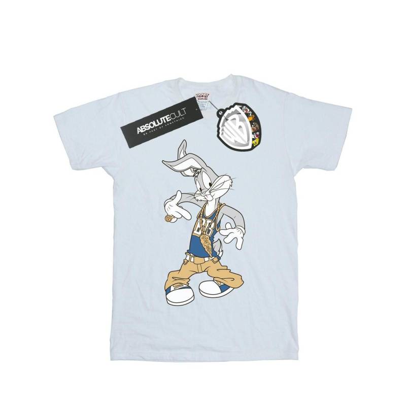 Rapper Tshirt Damen Weiss 3XL von LOONEY TUNES