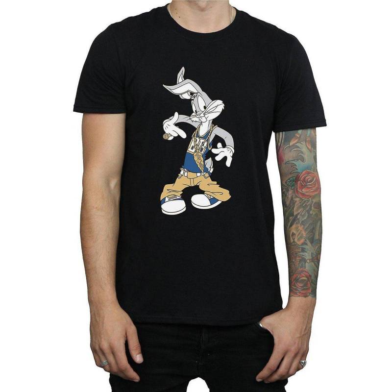 Rapper Tshirt Herren Schwarz 3XL von LOONEY TUNES