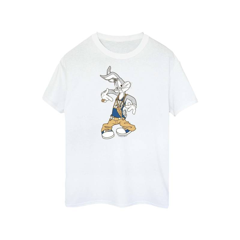 Rapper Tshirt Herren Weiss 3XL von LOONEY TUNES