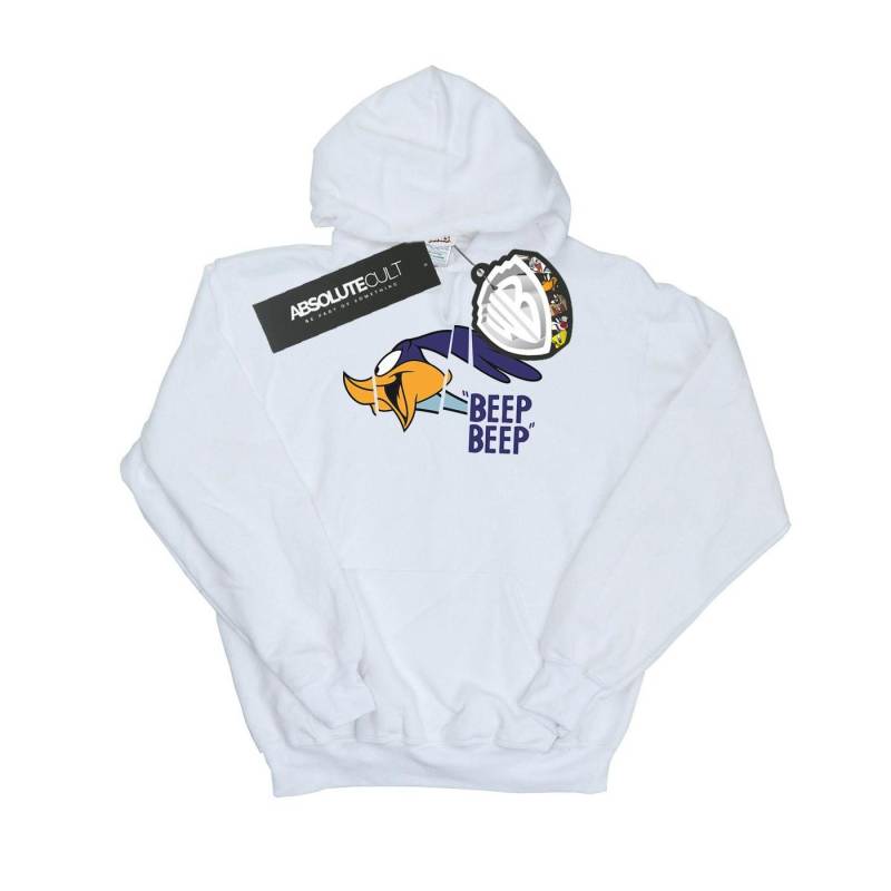 Road Runner Beep Beep Kapuzenpullover Unisex Weiss 128 von LOONEY TUNES