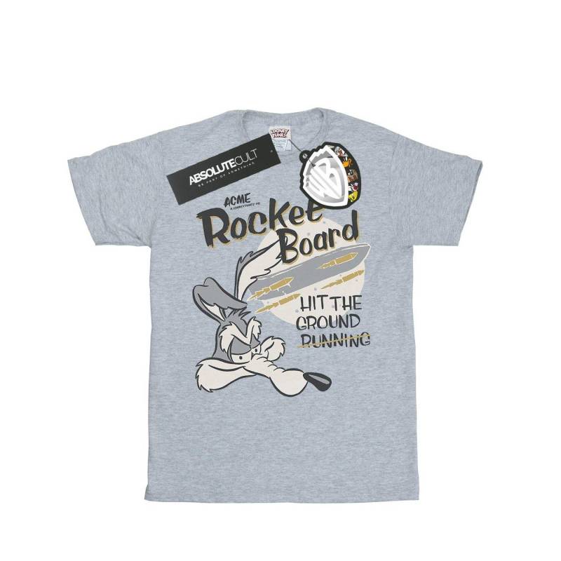 Rocket Board Tshirt Damen Grau 3XL von LOONEY TUNES