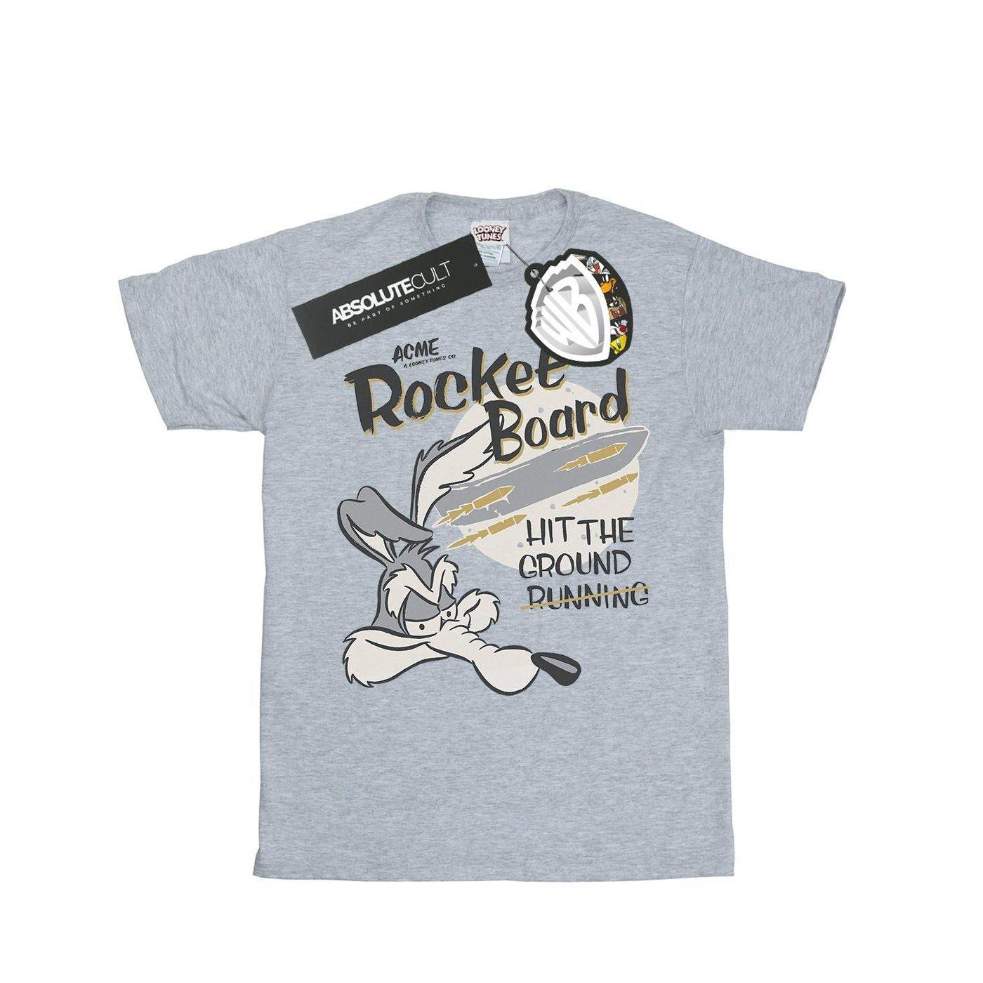 Rocket Board Tshirt Herren Grau 3XL von LOONEY TUNES