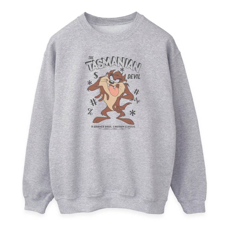 Sweatshirt Damen Grau L von LOONEY TUNES