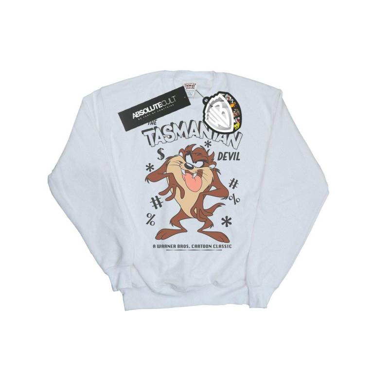 Sweatshirt Herren Weiss M von LOONEY TUNES