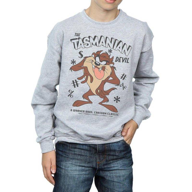 Sweatshirt Unisex Grau 128 von LOONEY TUNES