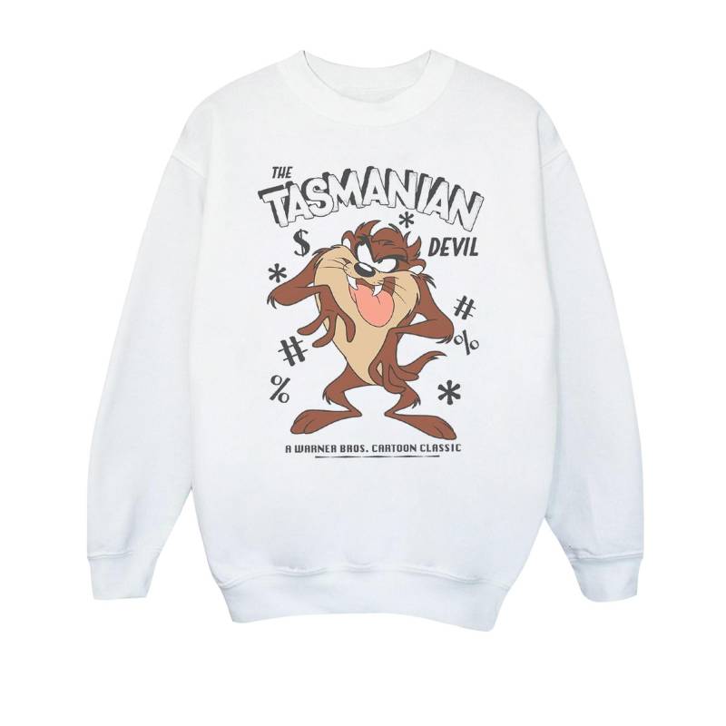 Sweatshirt Unisex Weiss 116 von LOONEY TUNES