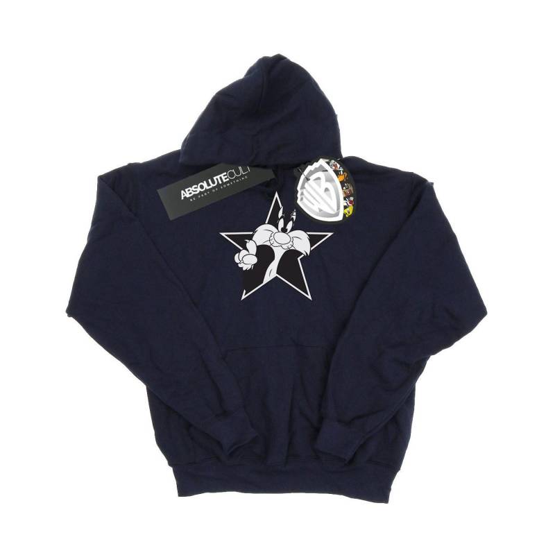 Sylvester Mono Star Kapuzenpullover Herren Marine 3XL von LOONEY TUNES