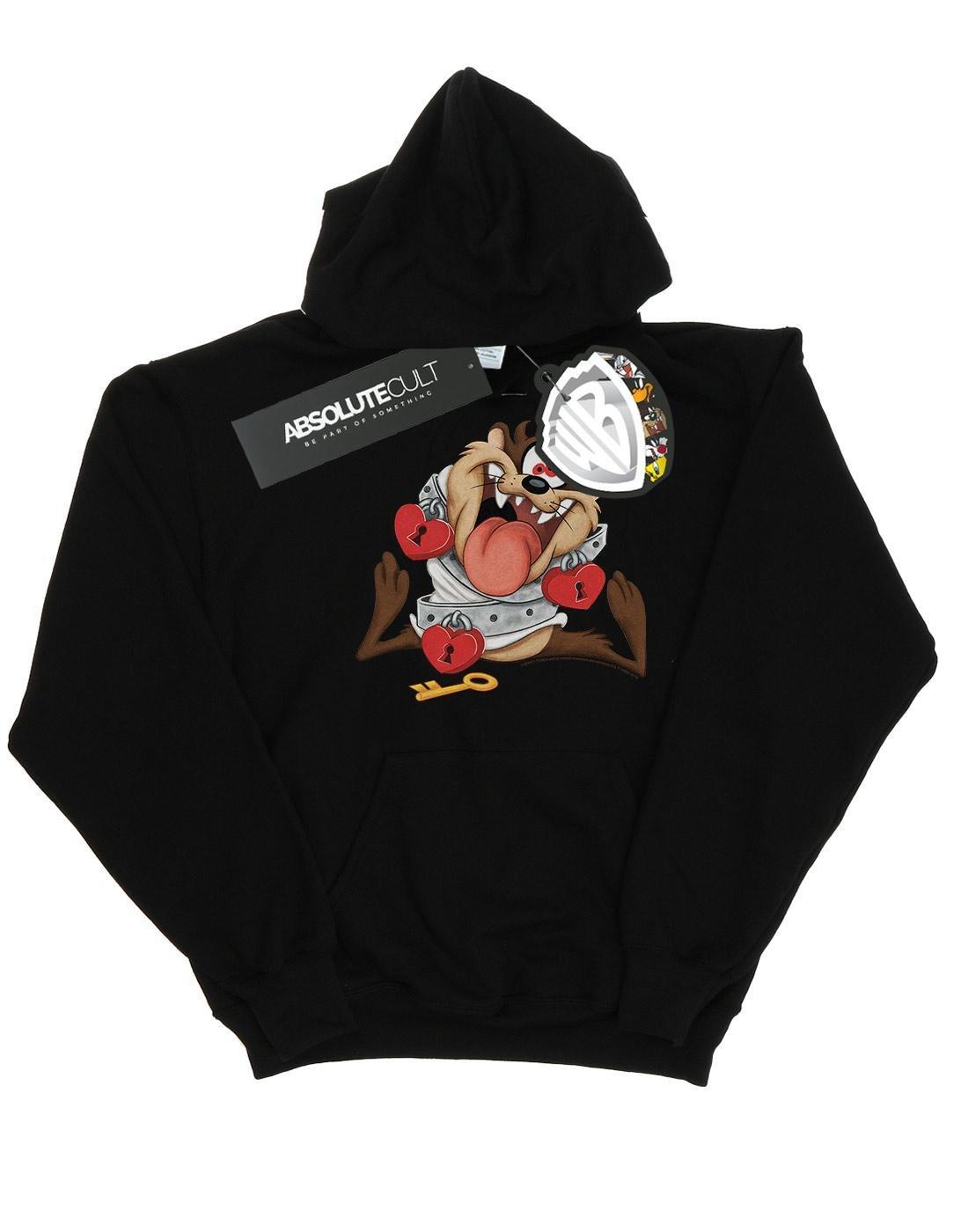 Taz Valentine's Day Madly In Love Kapuzenpullover Jungen Schwarz 140/146 von LOONEY TUNES