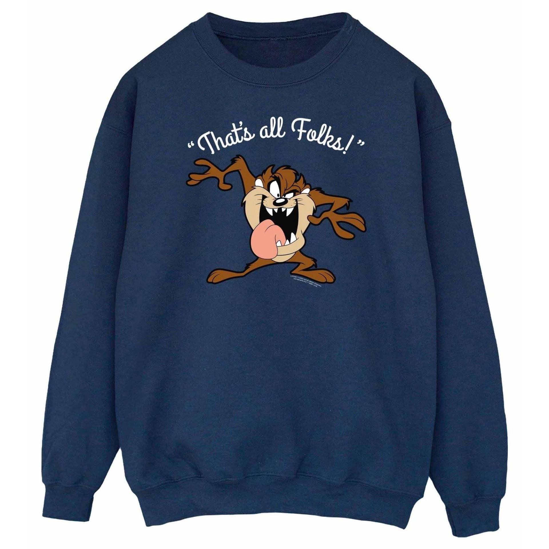 That's All Folks Sweatshirt Herren Marine S von LOONEY TUNES