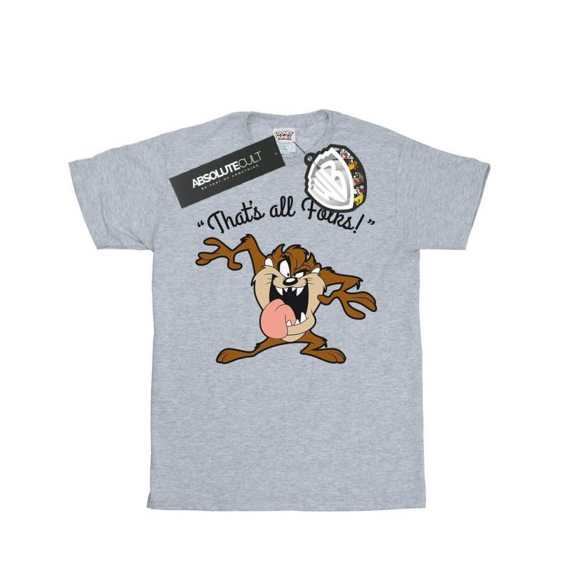 That's All Folks Tshirt Damen Grau 3XL von LOONEY TUNES