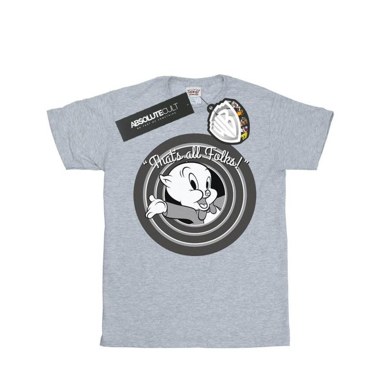 That's All Folks Tshirt Damen Grau 3XL von LOONEY TUNES