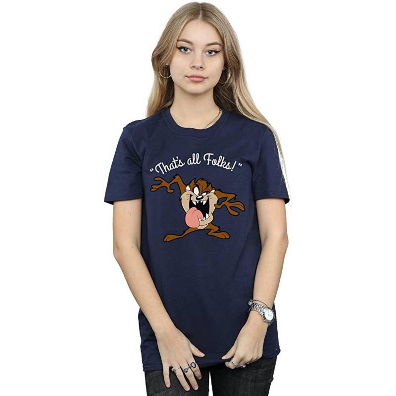 That's All Folks Tshirt Damen Marine 3XL von LOONEY TUNES