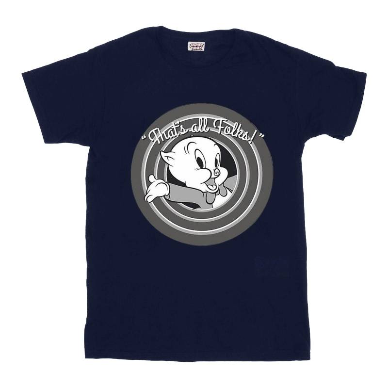 That's All Folks Tshirt Unisex Marine 116 von LOONEY TUNES