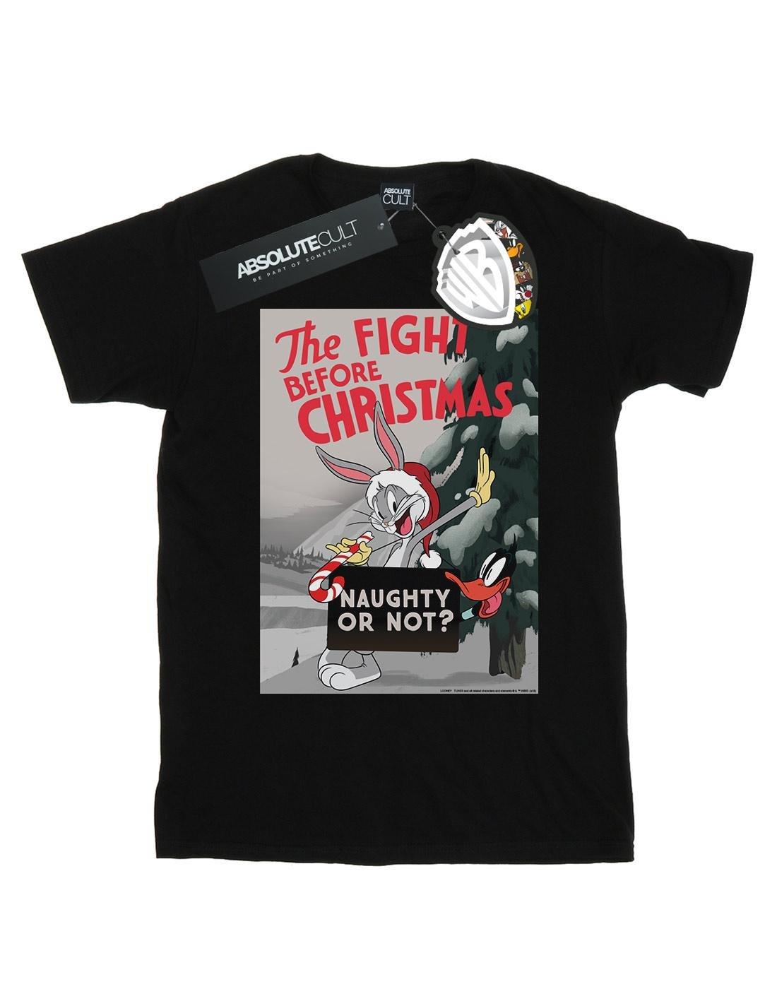 The Fight Before Christmas Tshirt Damen Schwarz 3XL von LOONEY TUNES