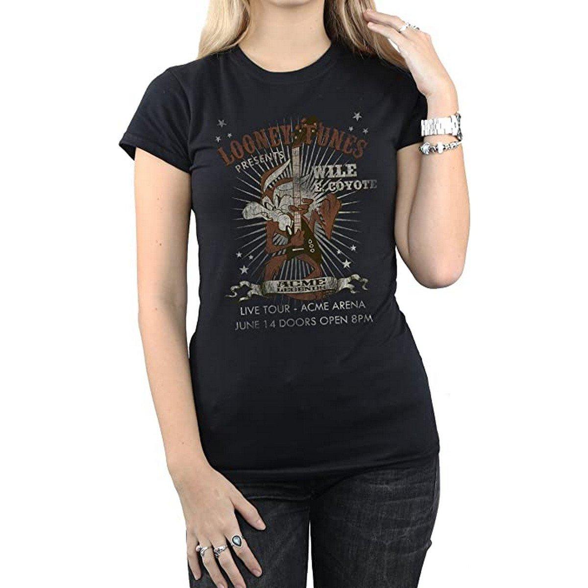 Tshirt Damen Schwarz L von LOONEY TUNES