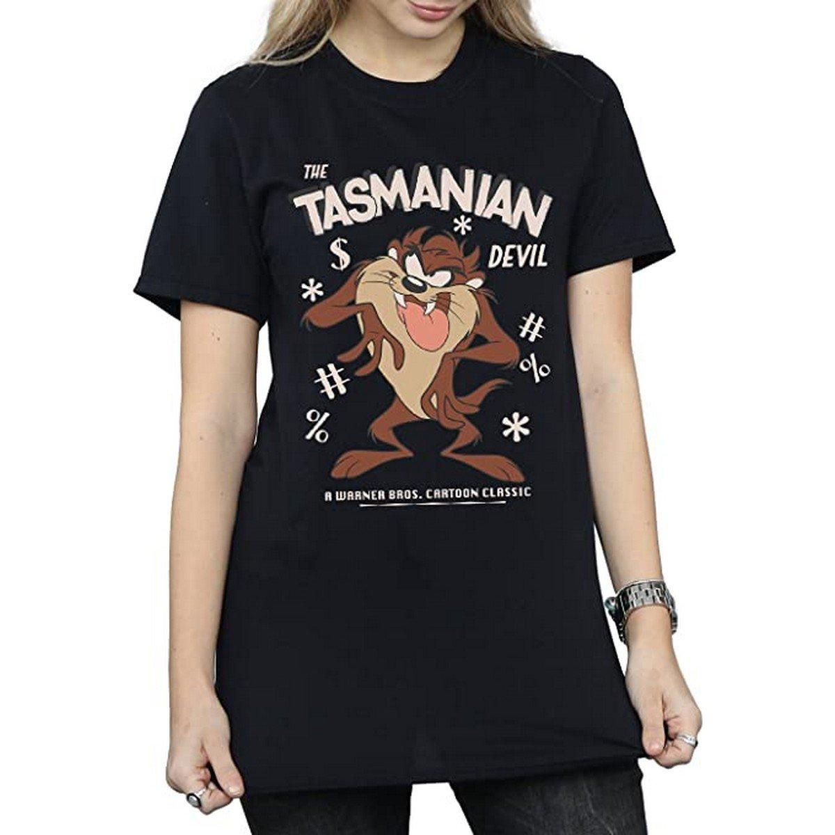 Tshirt Damen Schwarz L von LOONEY TUNES