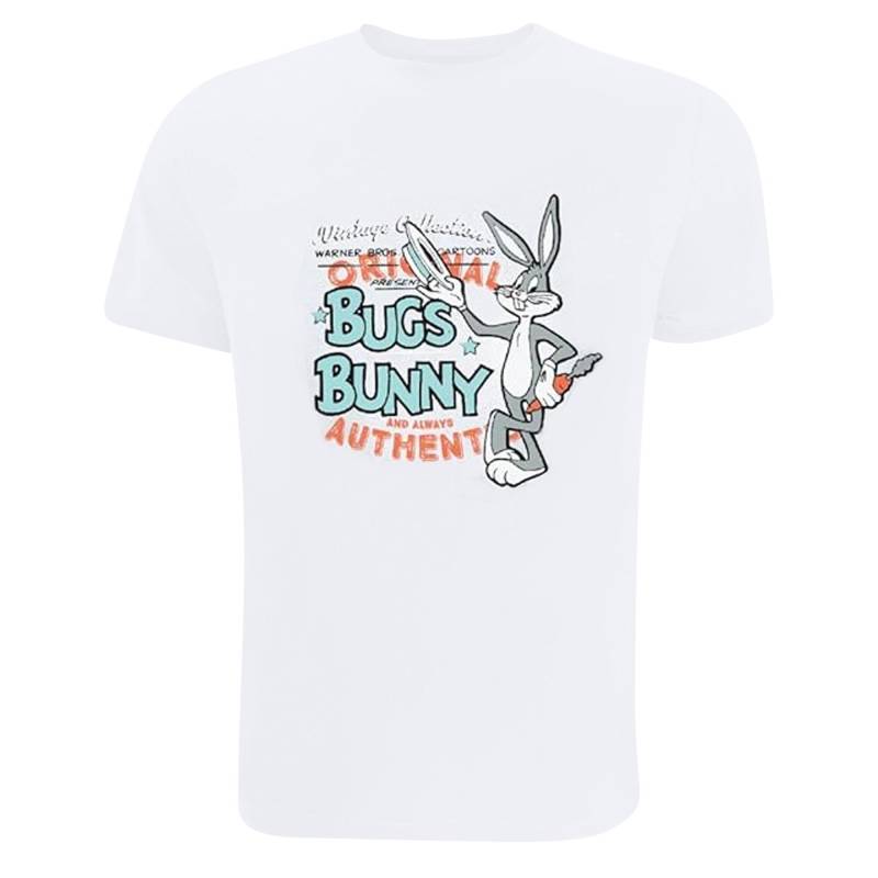 Tshirt Herren Weiss M von LOONEY TUNES