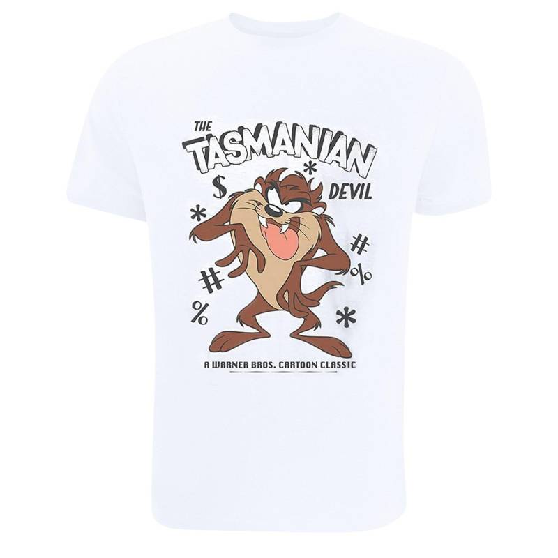 Tshirt Herren Weiss XXL von LOONEY TUNES