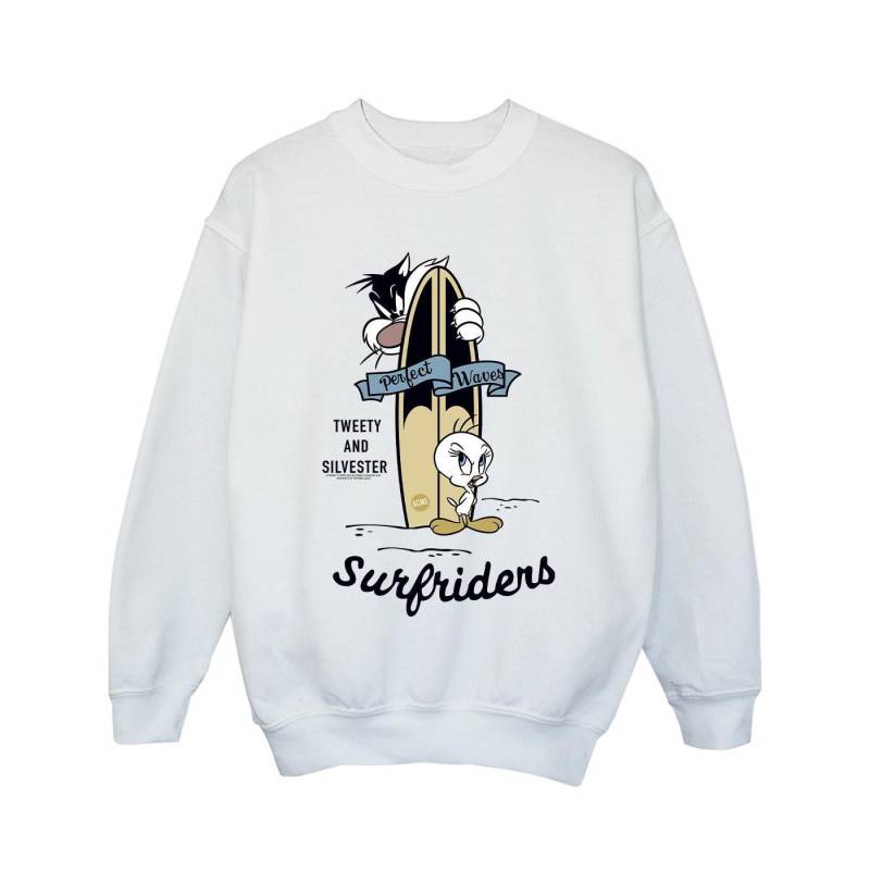 Tweety And Sylvester Perfect Waves Sweatshirt Mädchen Weiss 104 von LOONEY TUNES