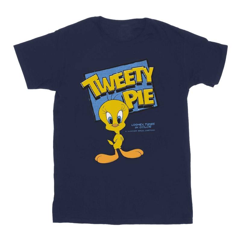 Tweety Pie Tshirt Unisex Marine 152-158 von LOONEY TUNES