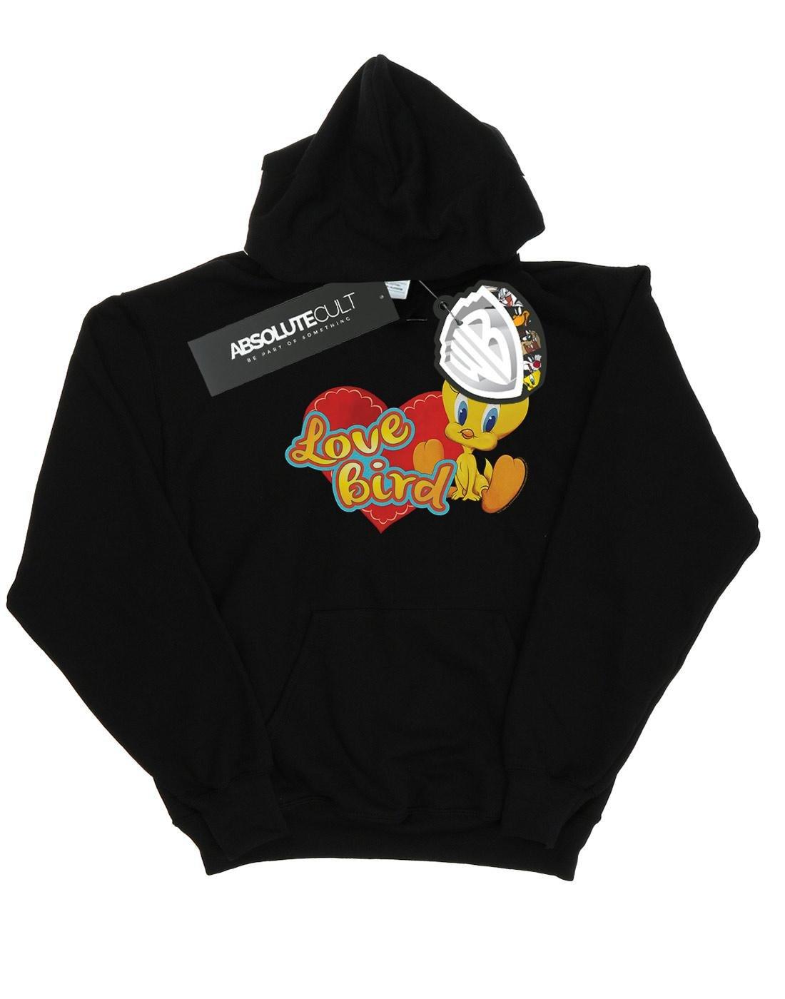 Tweety Pie Valentine's Day Love Bird Kapuzenpullover Damen Schwarz M von LOONEY TUNES