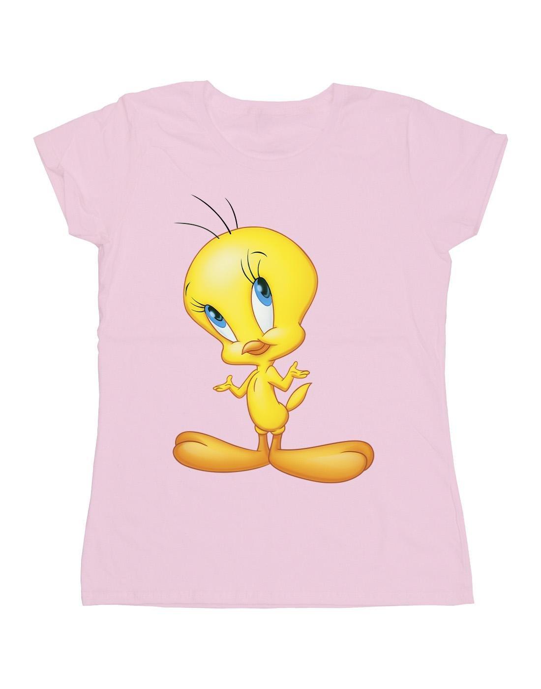 Tweety Standing Tshirt Damen Pink L von LOONEY TUNES