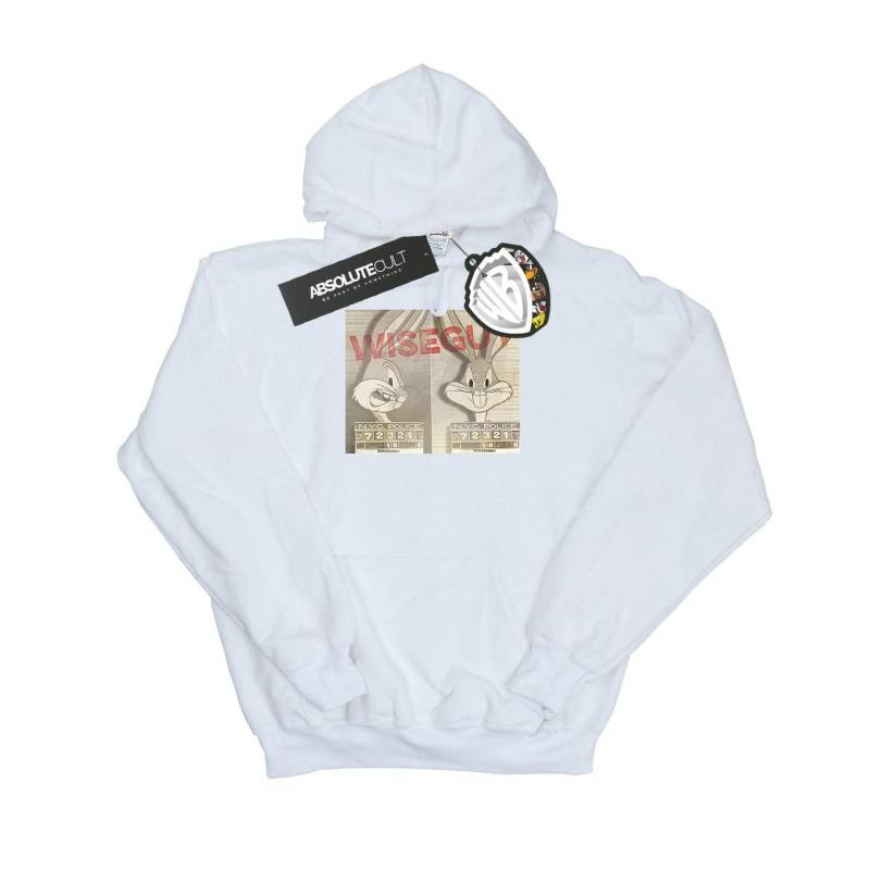 Wise Guy Kapuzenpullover Damen Weiss L von LOONEY TUNES