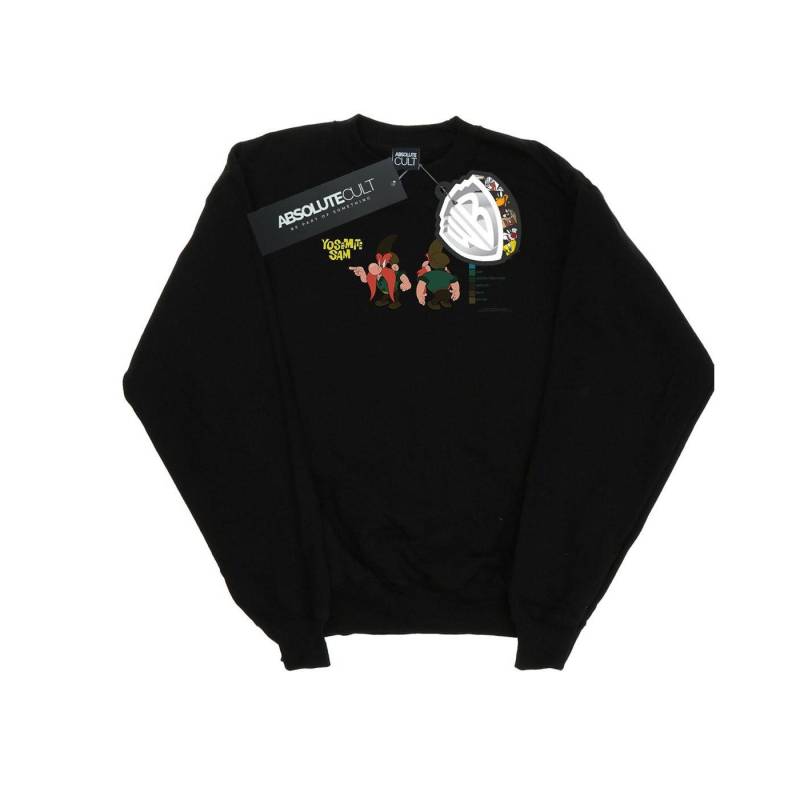 Yosemite Sam Colour Code Sweatshirt Mädchen Schwarz 128 von LOONEY TUNES