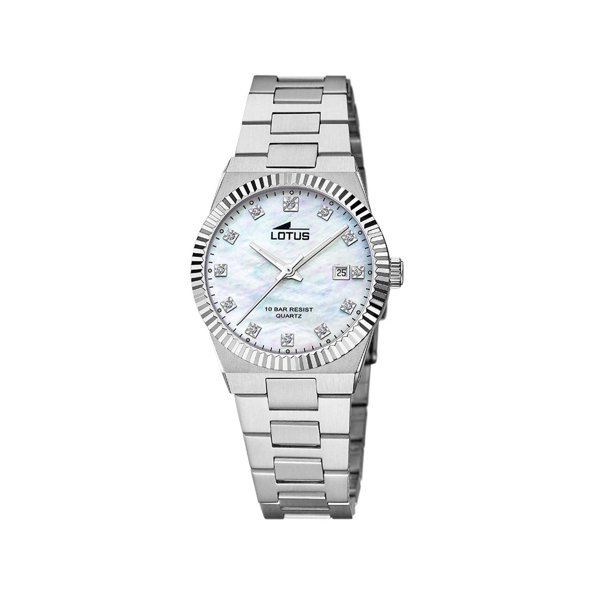 Analoguhr Damen Silber 31mm von LOTUS