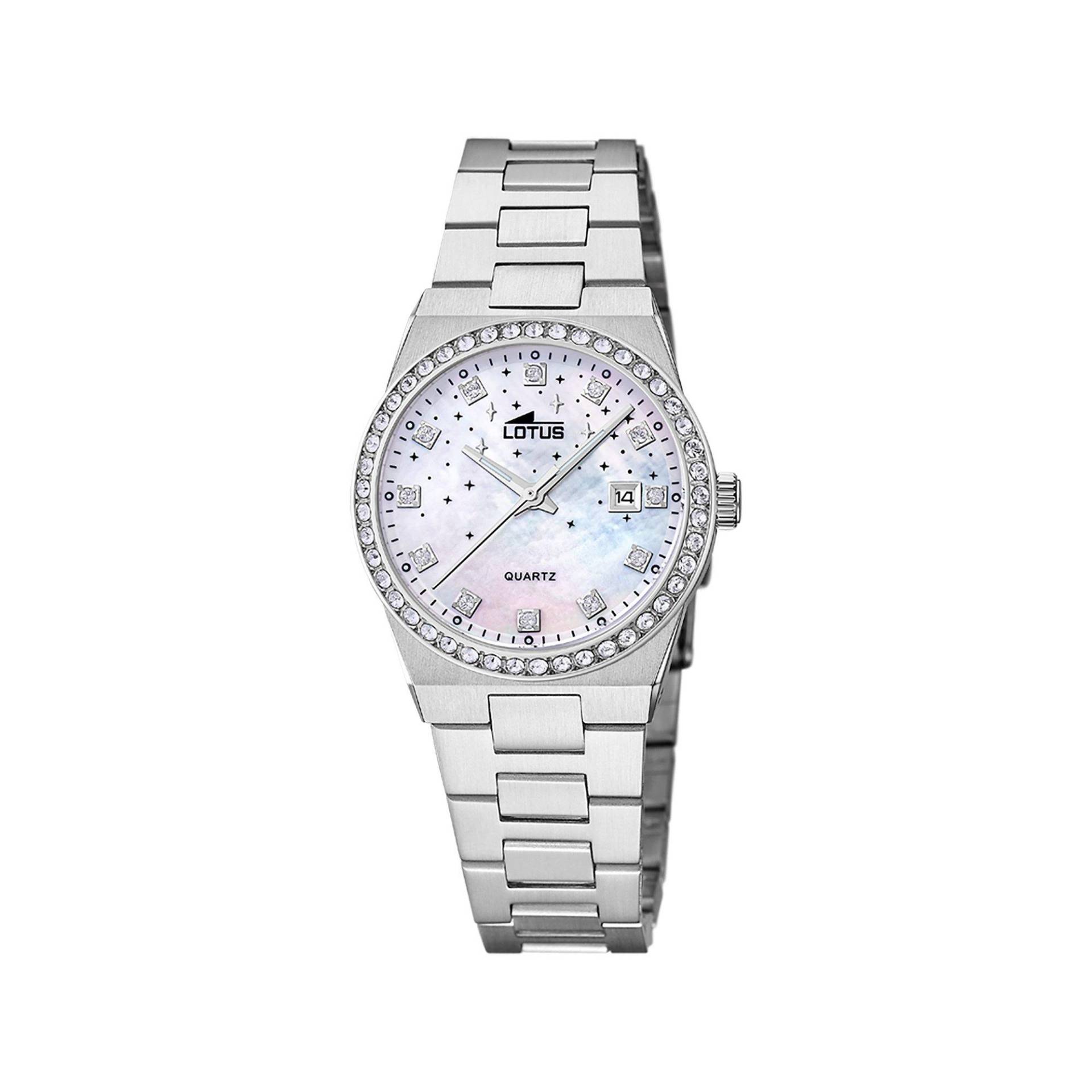 Analoguhr Damen Silber 31mm von LOTUS