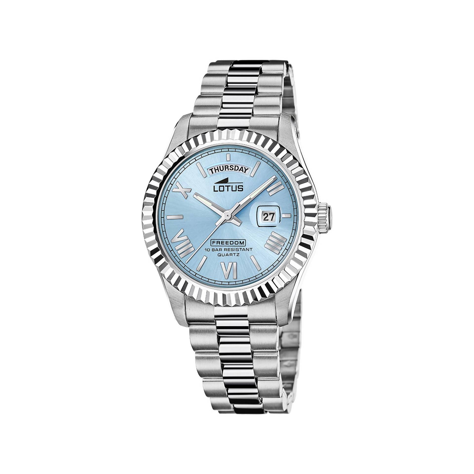 Analoguhr Damen Silber 41mm von LOTUS