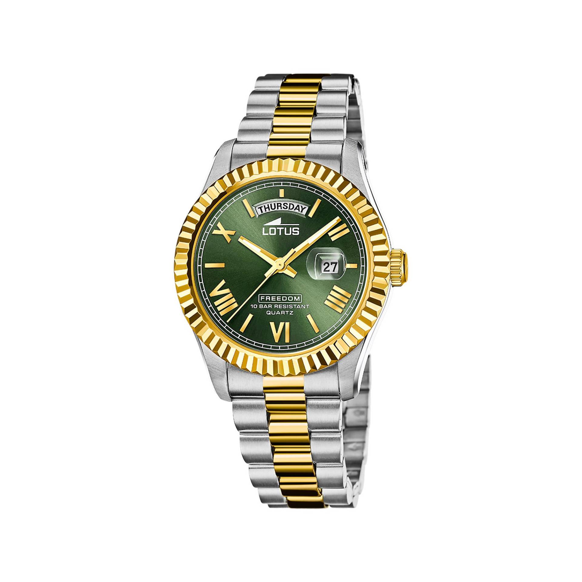 Analoguhr Damen Zweifarbig 41mm von LOTUS