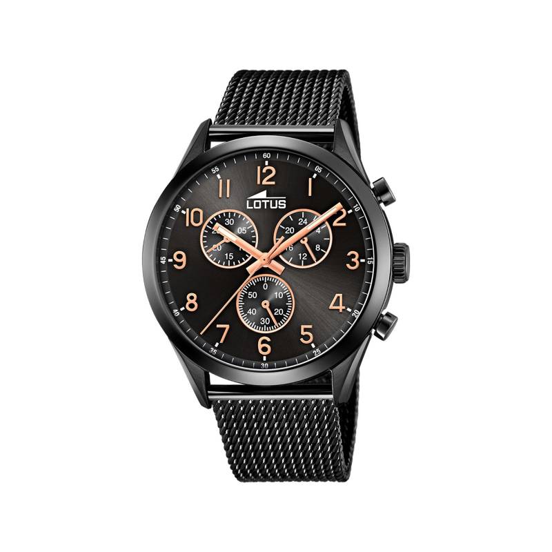 Chronograph Uhr Herren Black 43mm von LOTUS