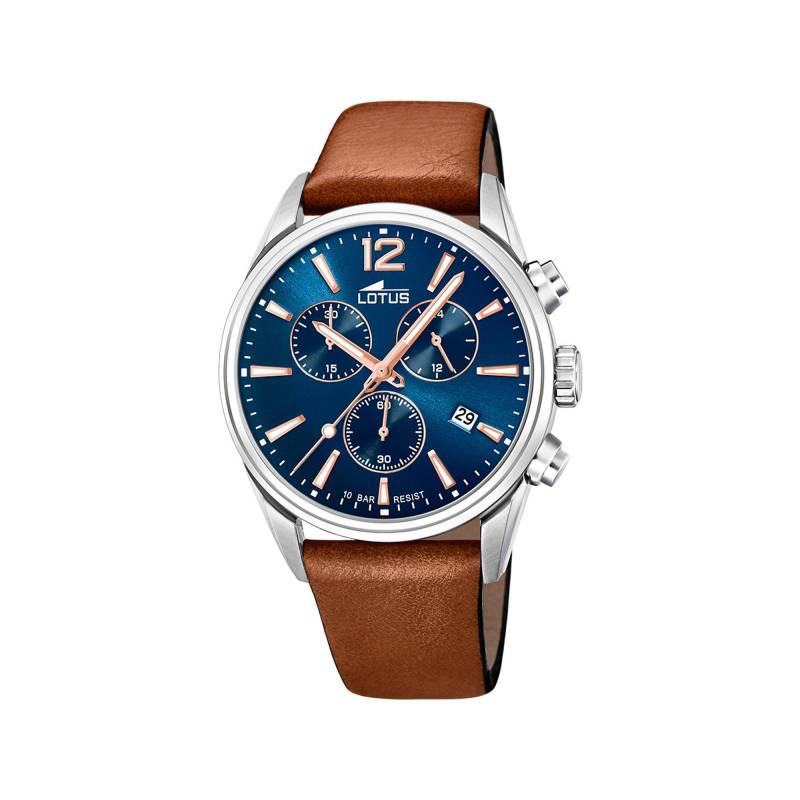 Chronograph Uhr Herren Braun 42mm von LOTUS