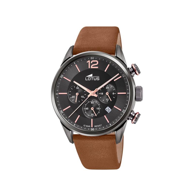 Chronograph Uhr Herren Braun 43mm von LOTUS