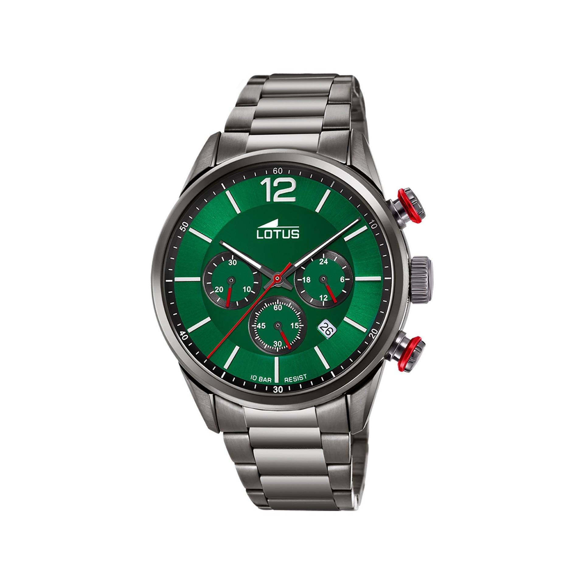 Chronograph Uhr Herren Grau 43mm von LOTUS