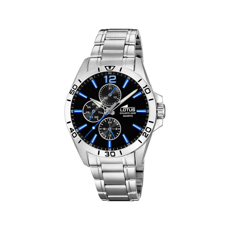 Multifunktionsuhr Herren Silber 42mm von LOTUS