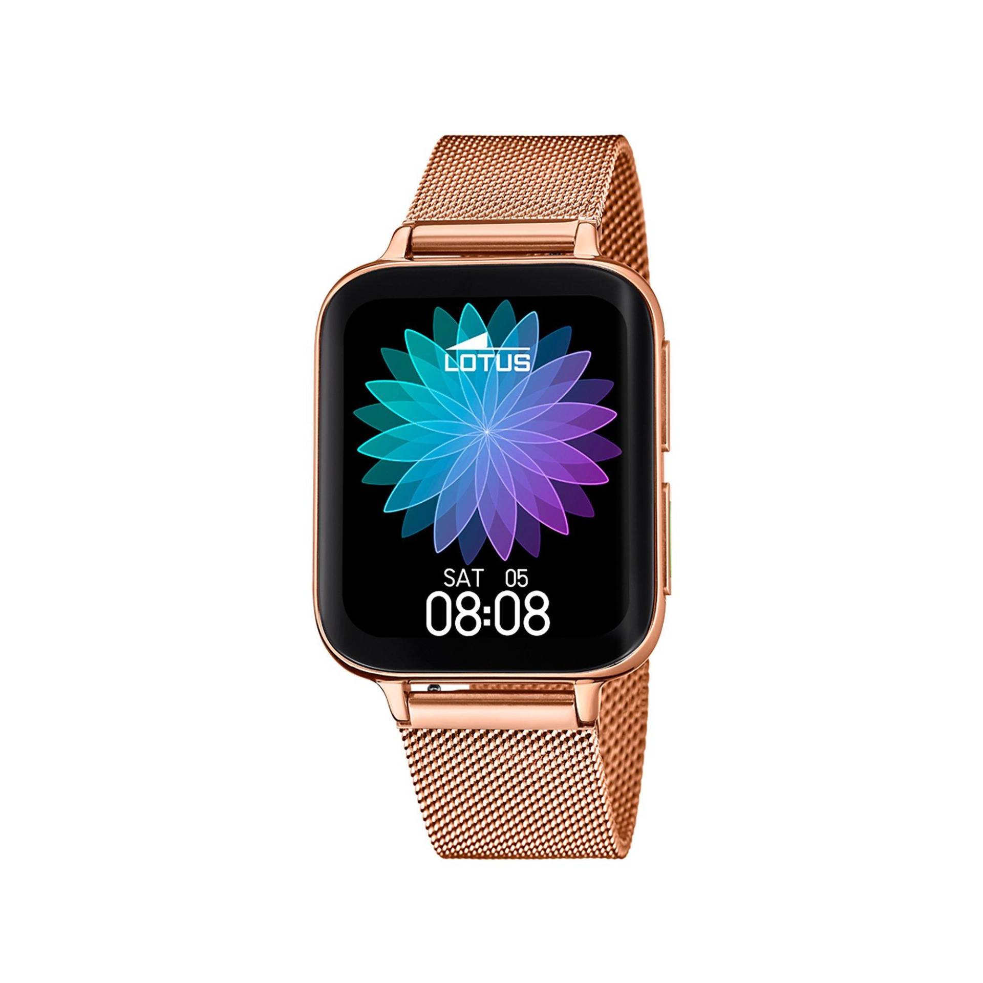 Smartwatch Display Damen Roségold 45mm von LOTUS