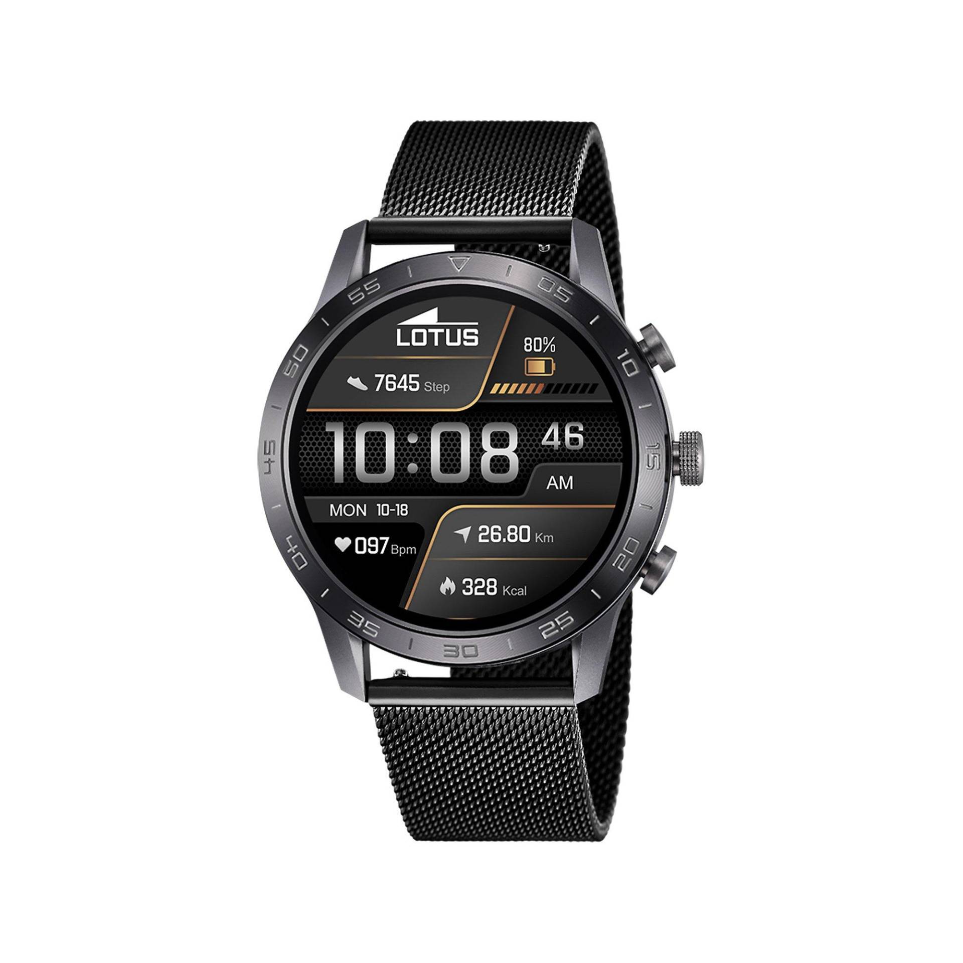 Smartwatch Display Herren Silber 44mm von LOTUS