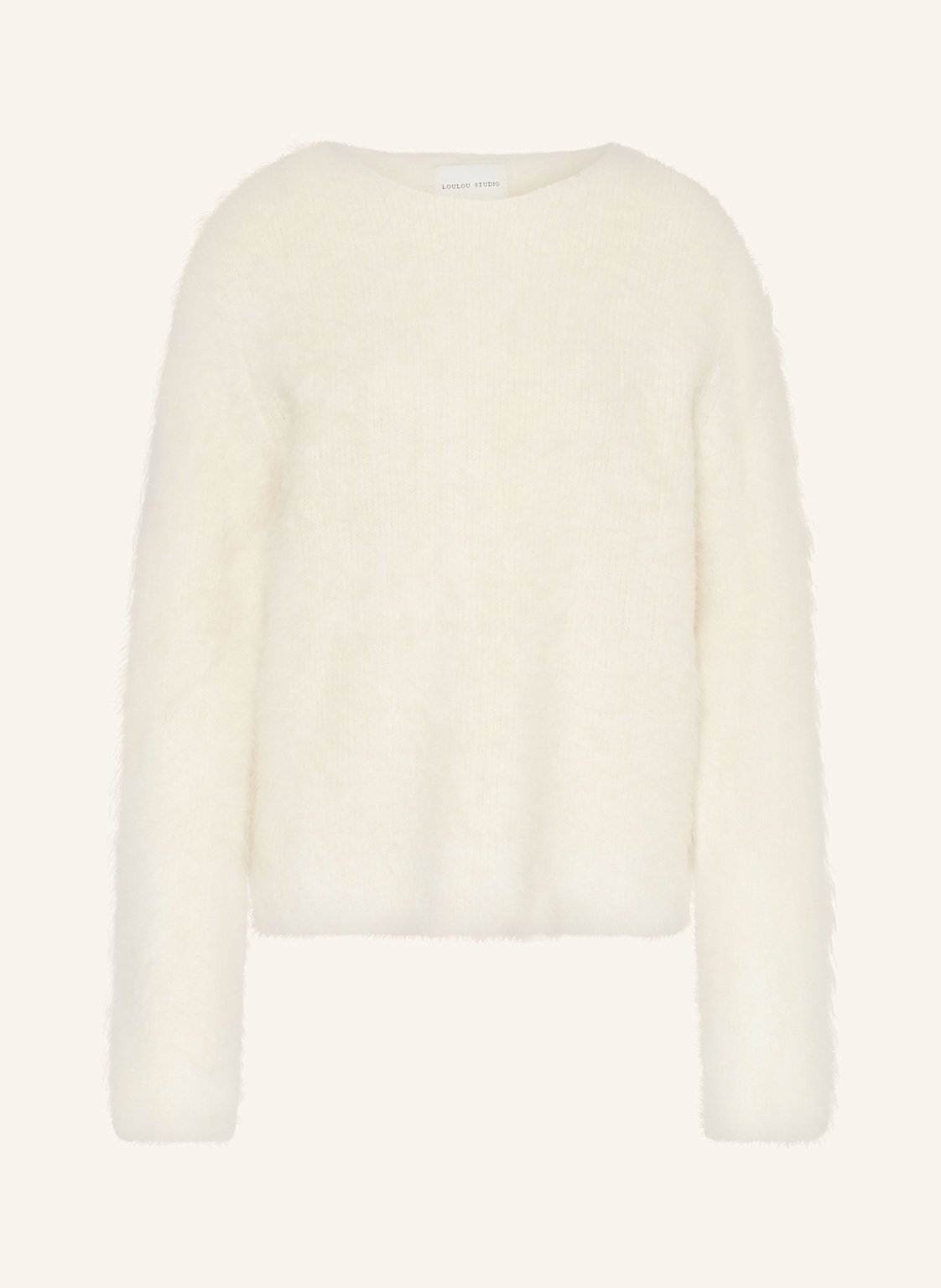 Loulou Studio Alpaka-Pullover Freya weiss Loulou Studio Alpaka-Pullover Freya weiss von LOULOU STUDIO