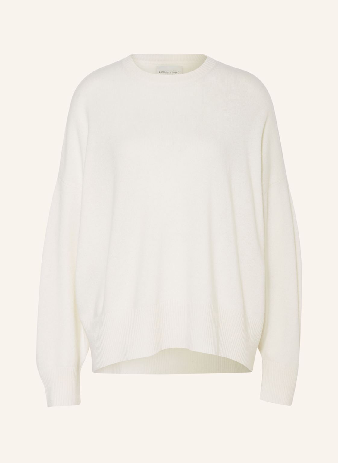 Loulou Studio Cashmere-Pullover Anaa weiss von LOULOU STUDIO