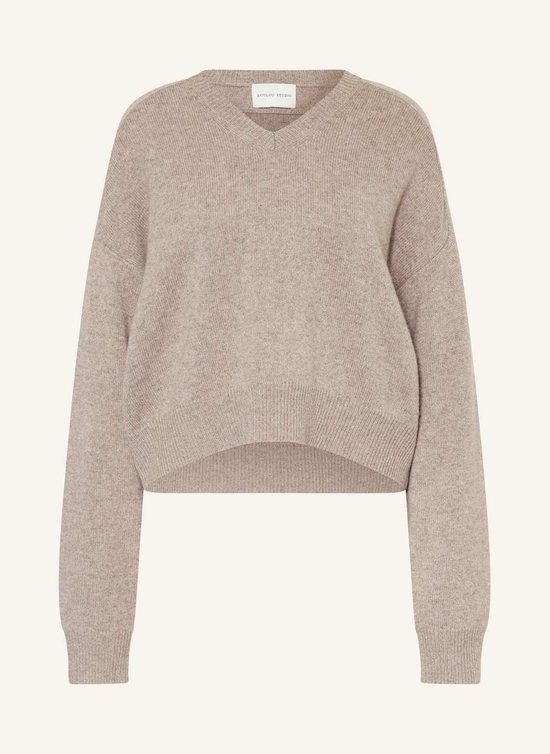 Loulou Studio Cashmere-Pullover Anzor beige von LOULOU STUDIO