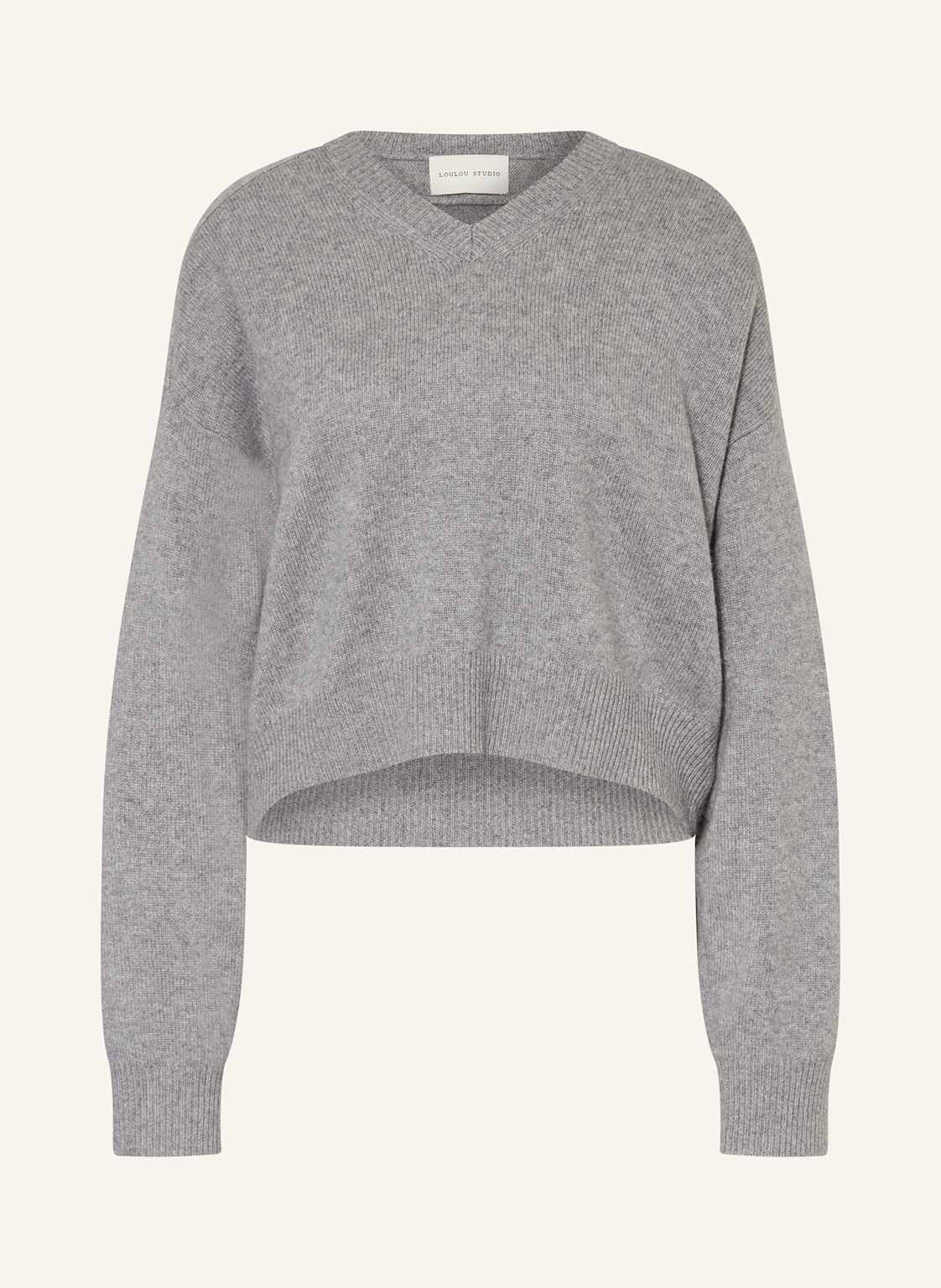 Loulou Studio Cashmere-Pullover Anzor grau von LOULOU STUDIO