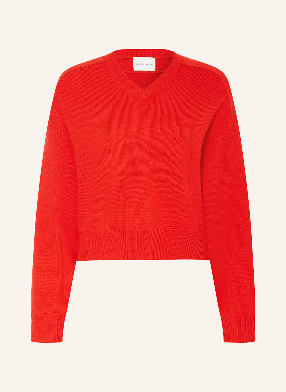 Loulou Studio Cashmere-Pullover Anzor rot von LOULOU STUDIO