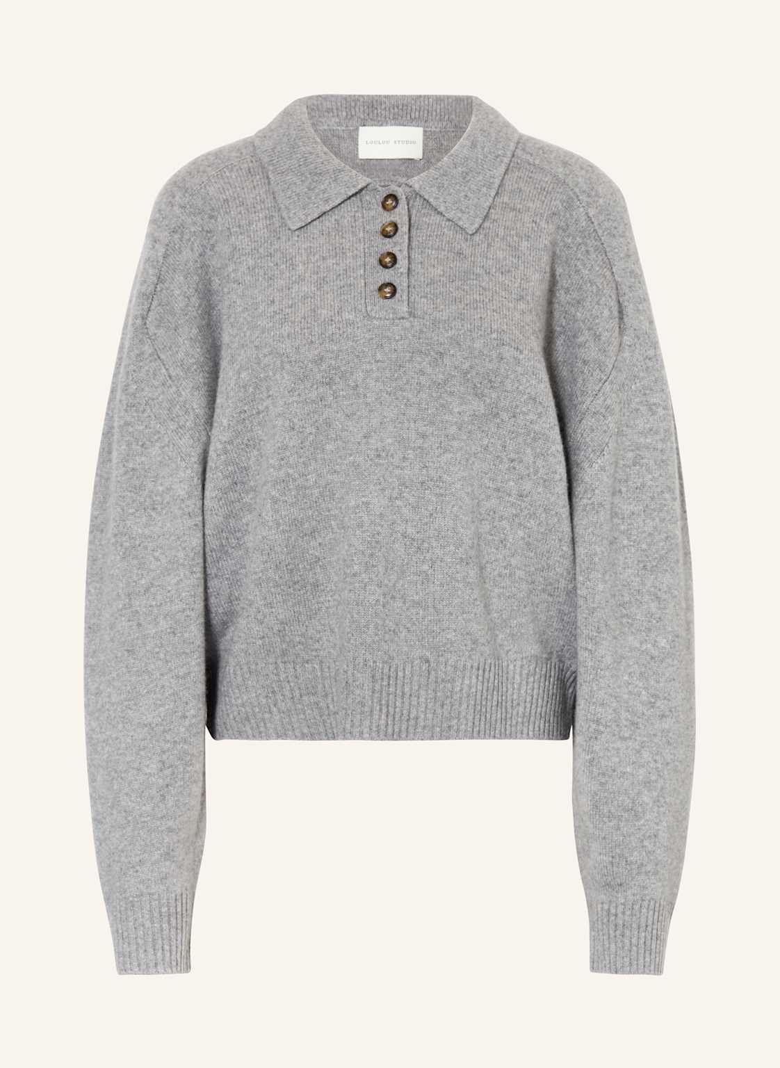 Loulou Studio Cashmere-Pullover Homere grau Loulou Studio Cashmere-Pullover Homere grau von LOULOU STUDIO