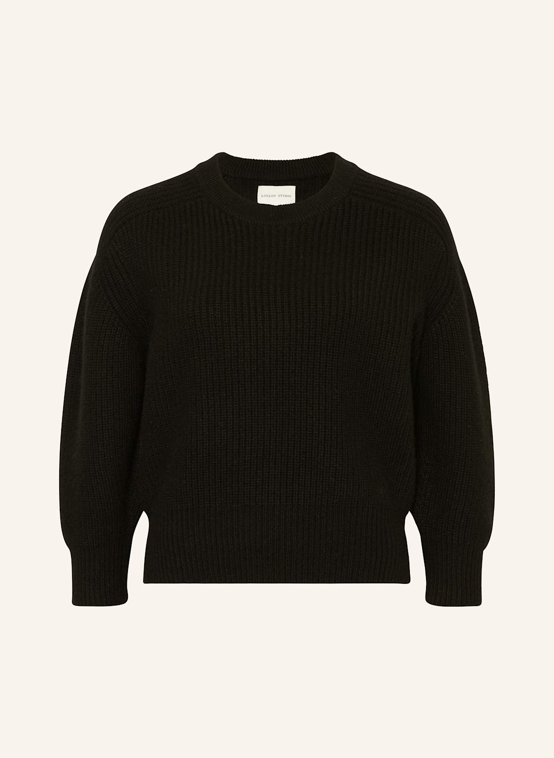 Loulou Studio Cashmere-Pullover Marcela schwarz von LOULOU STUDIO