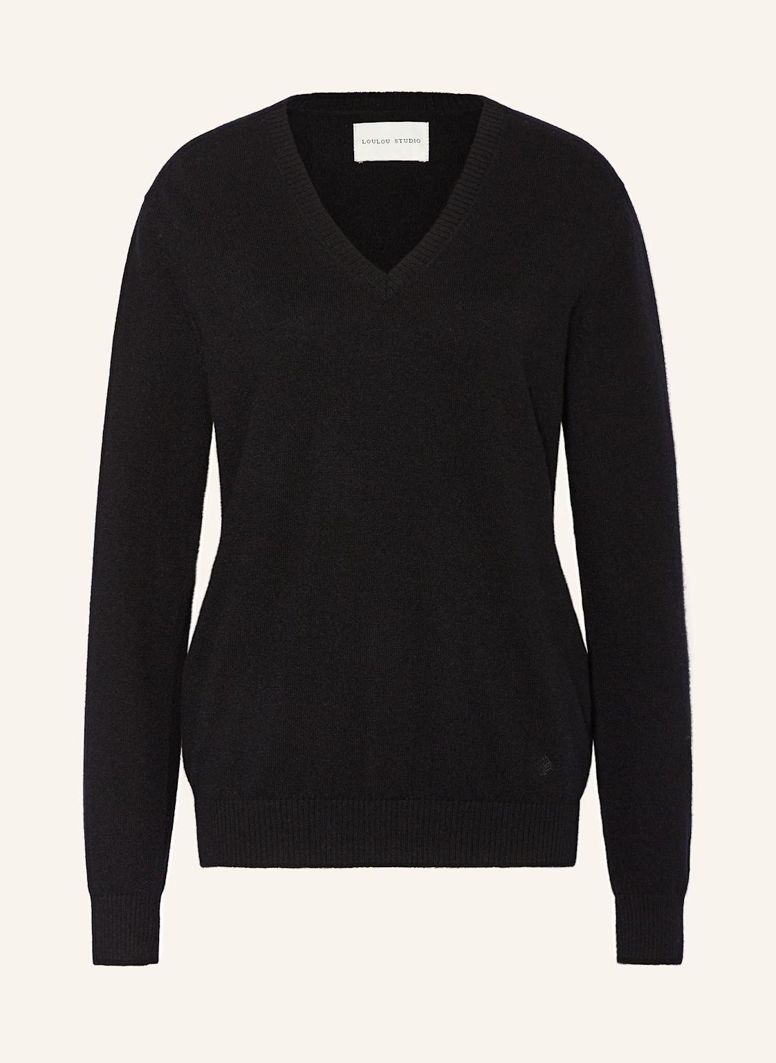 Loulou Studio Cashmere-Pullover Serafini schwarz von LOULOU STUDIO